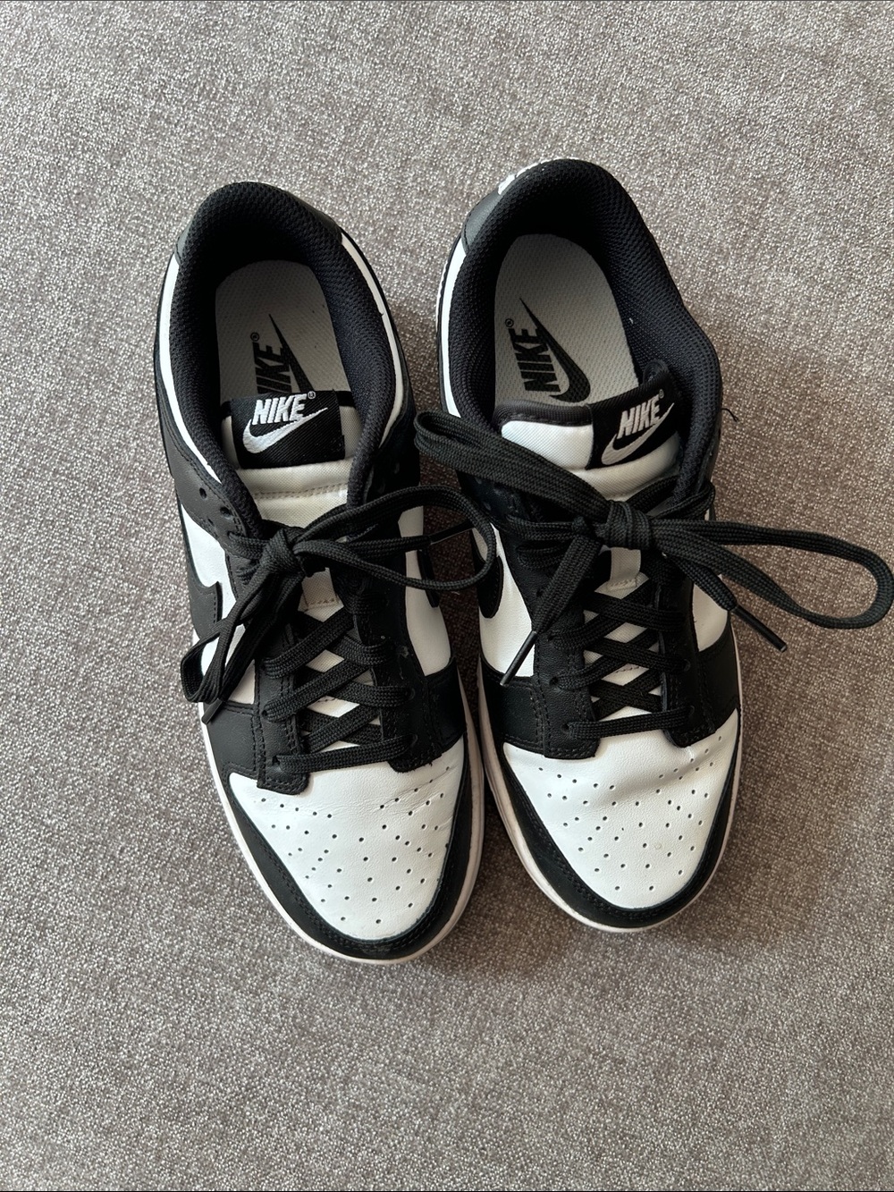 Nike Black and White Low-Top Sneakers
